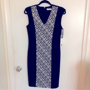 Calvin Klein black short sleeved dress